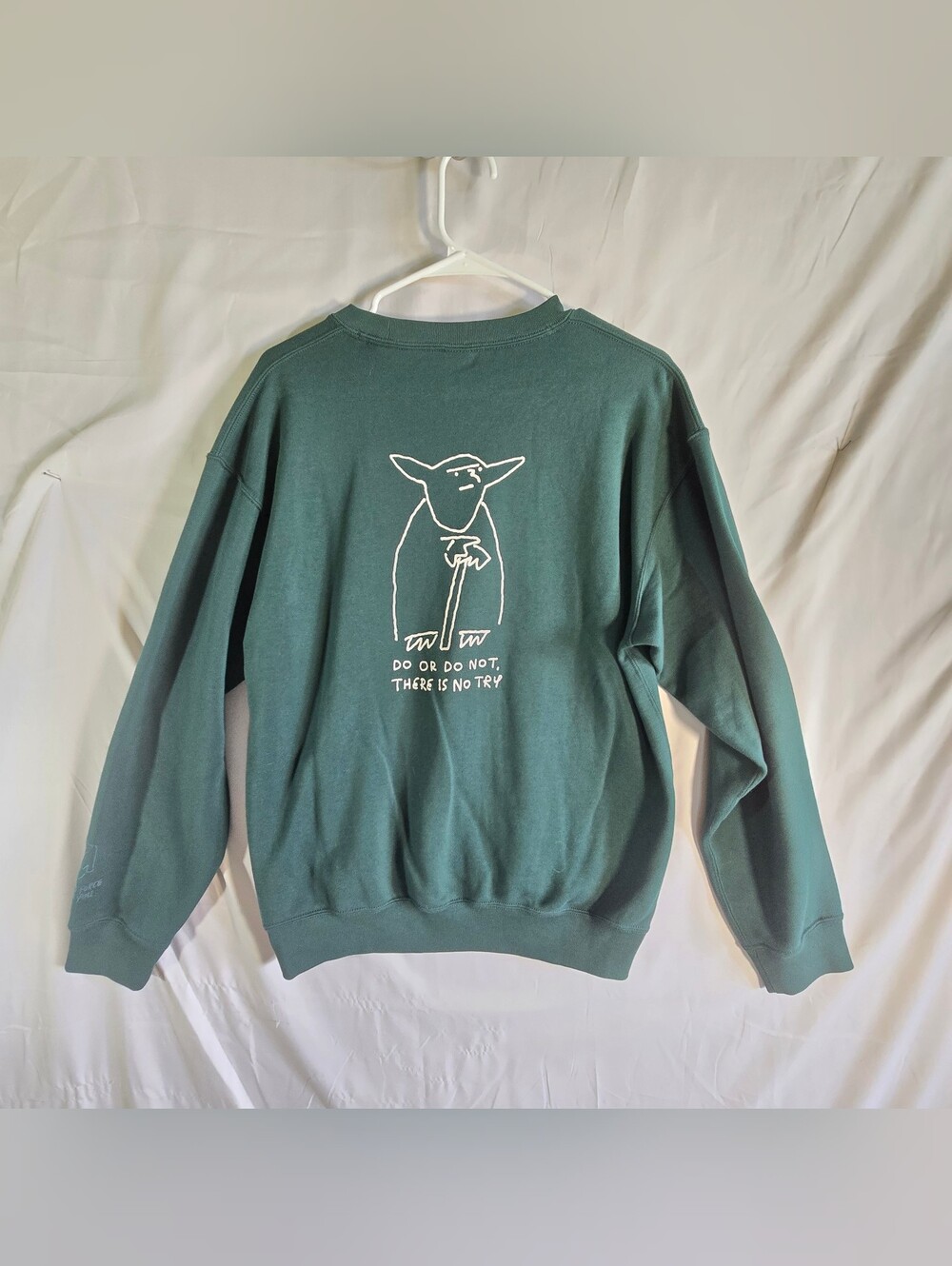 Uniqlo UT Yu Nagaba Star Wars Yoda Crewneck Sweatshirt Green Mens S Japanese